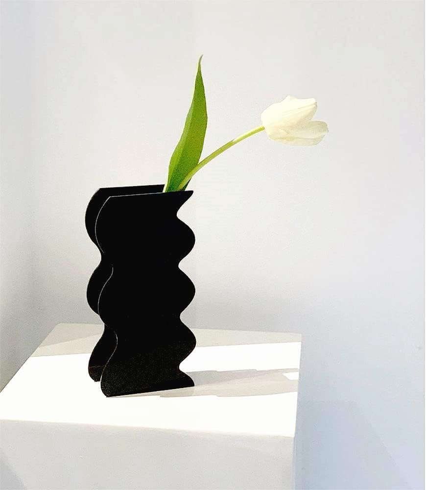 Acrylic Vase,Unique Vase Decor,Acrylic Vase for Home Office Centerpieces Wedding Holiday Party Gift