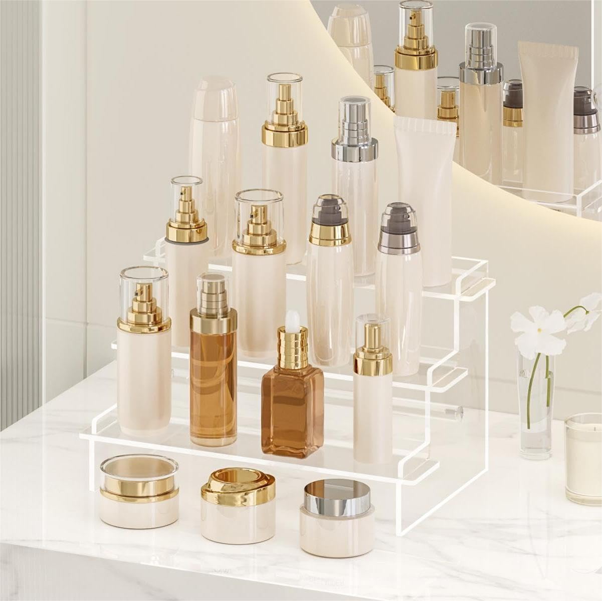 Acrylic Display Risers, 9.5'' Perfume Organizer