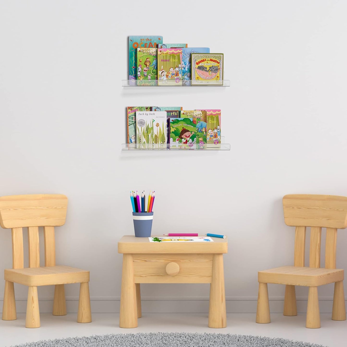 Acrylic Floating Shelves