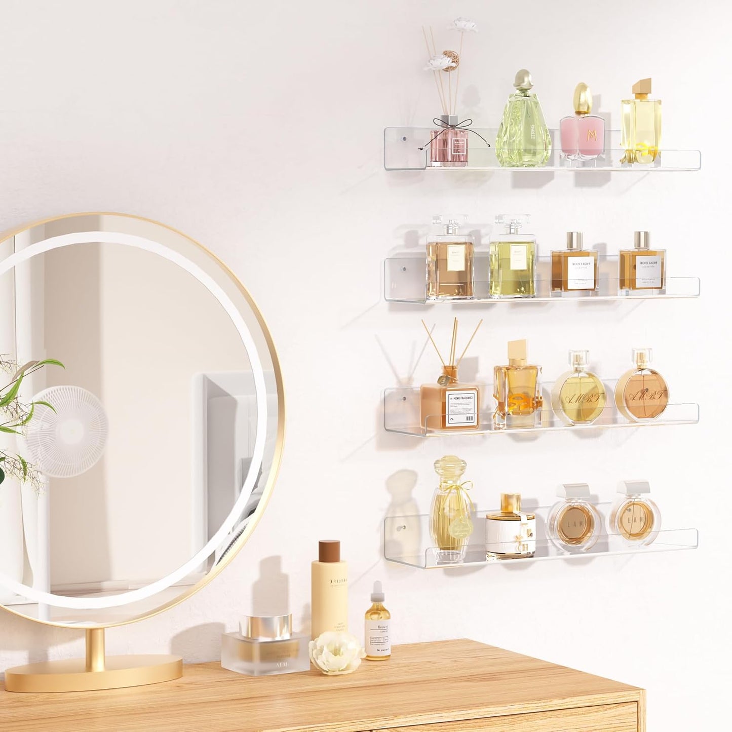 Acrylic Floating Shelves
