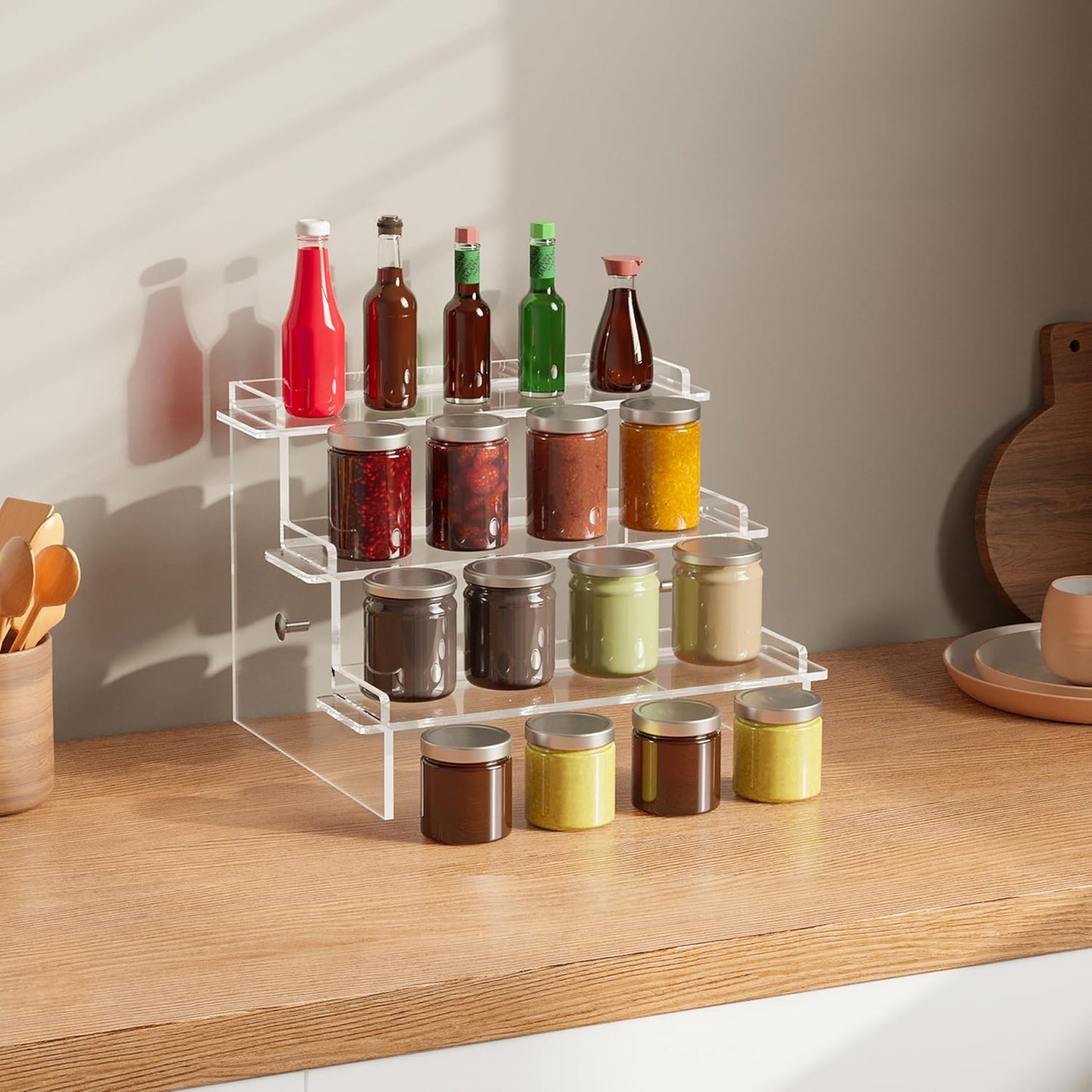 Acrylic Display Risers, 9.5'' Perfume Organizer
