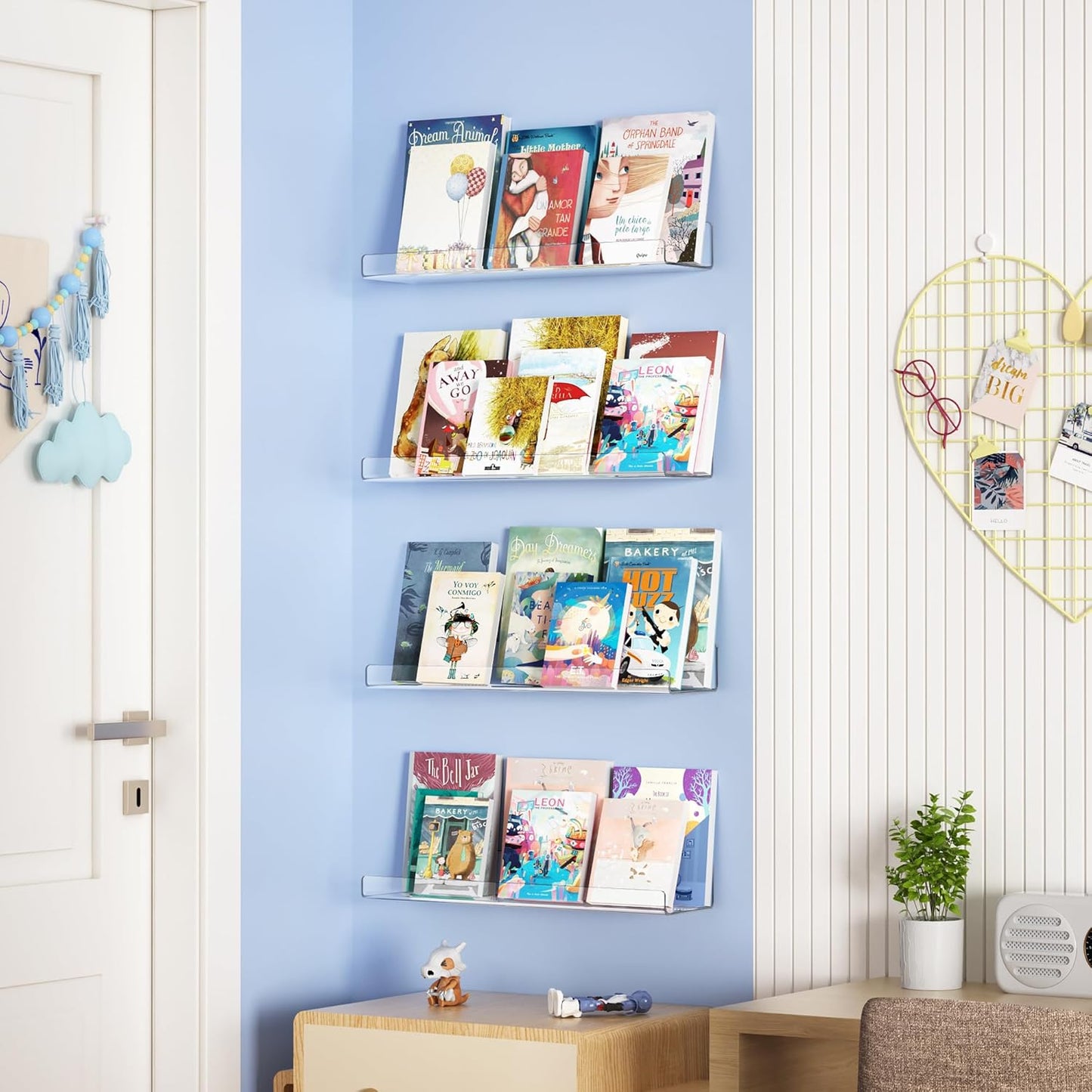 Acrylic Floating Shelves