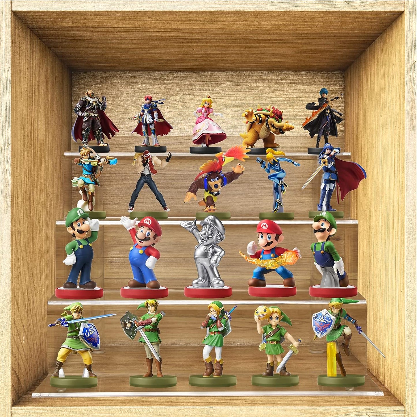 Acrylic Shelf for Perfume Organizer, 4 Tier Funko POP Shelves