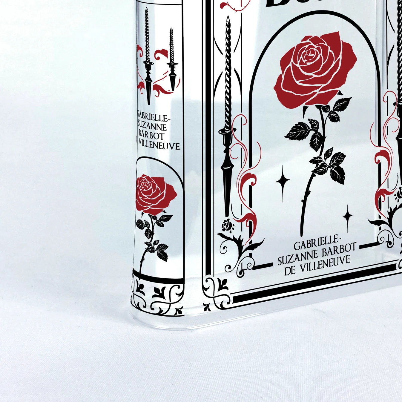 Beauty and the Beast Book Vase