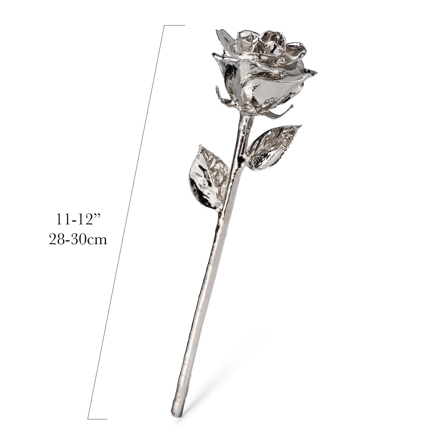 Real Silver Dipped Real Rose For Your Closed Ones | Valentine's Gifting