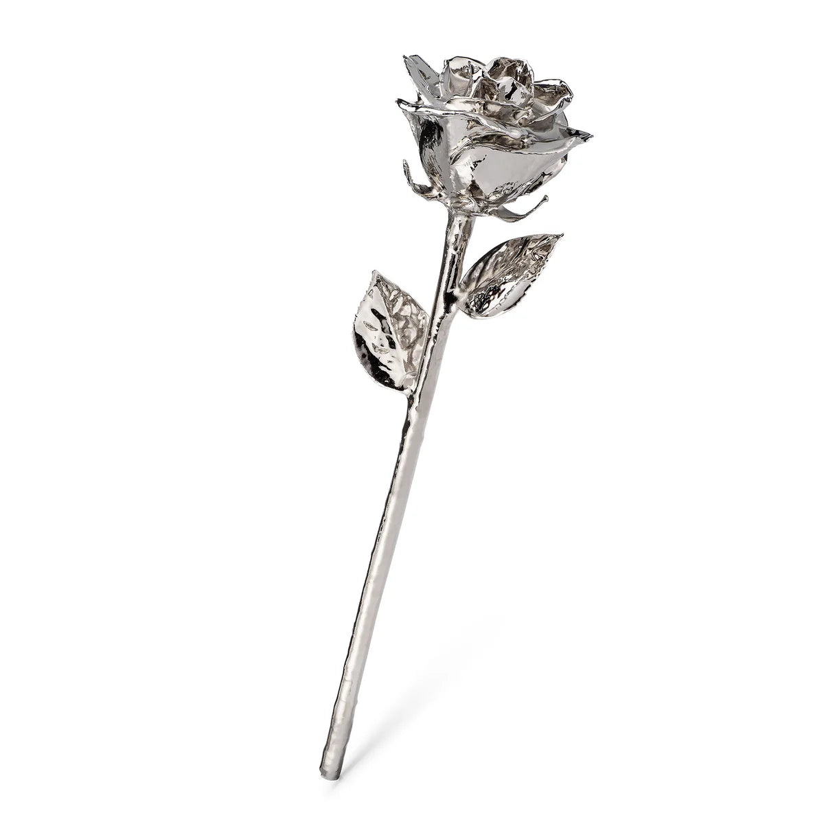 Real Silver Dipped Real Rose For Your Closed Ones | Valentine's Gifting