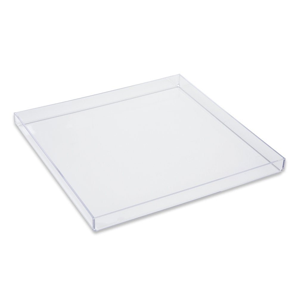 Luxury Tray In Highly Polished Clear Acrylic For Showcasing Purposes