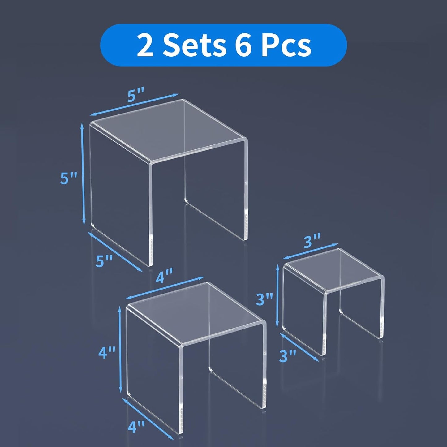 Luxury Acrylic Riser For Photography/Jewellery/Cake Stand