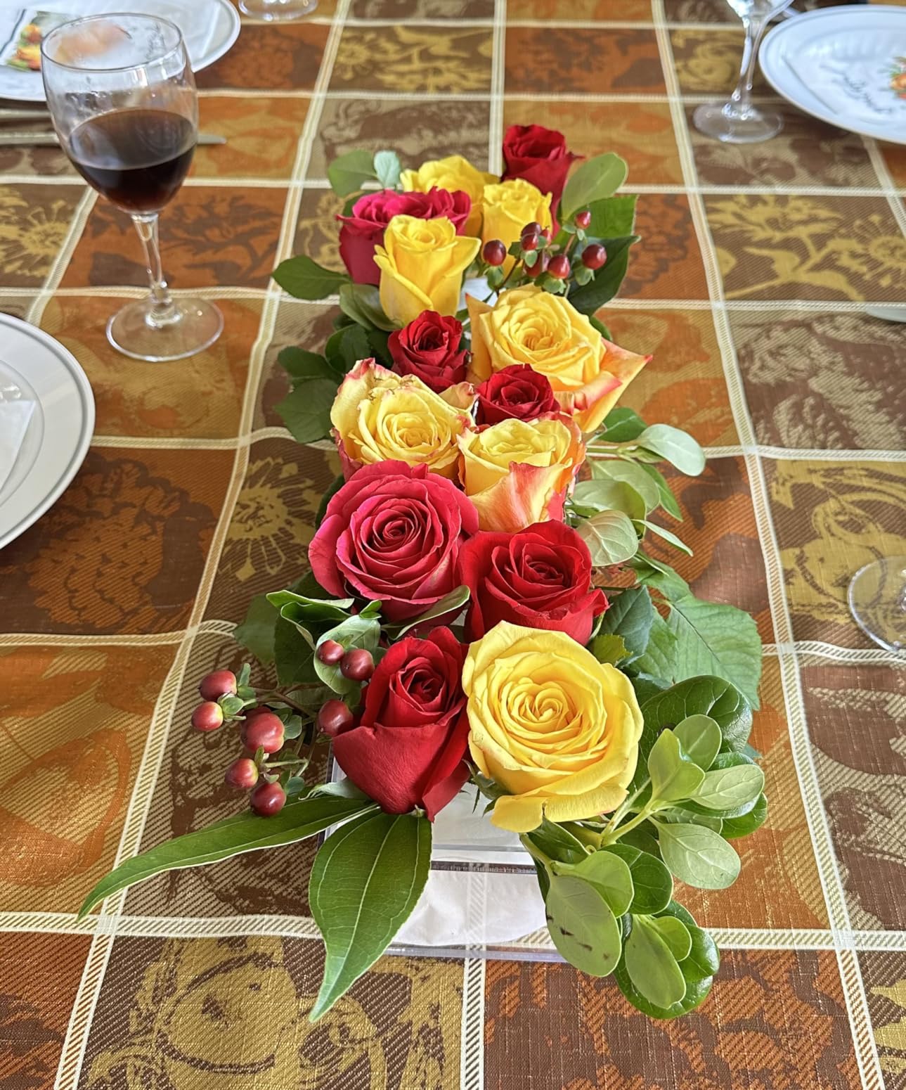 Clear Acrylic Flower Vase Rectangular
