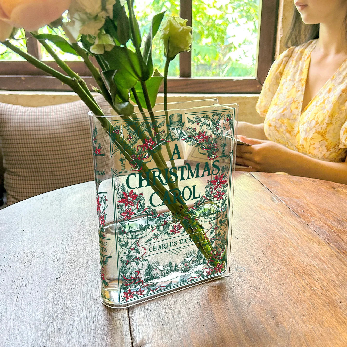 A Christmas Carol Book Vase