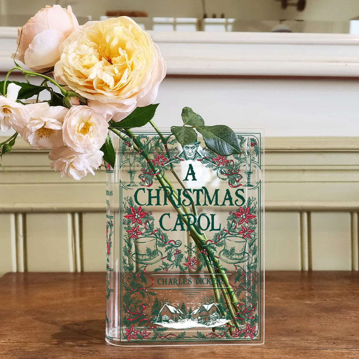 A Christmas Carol Book Vase