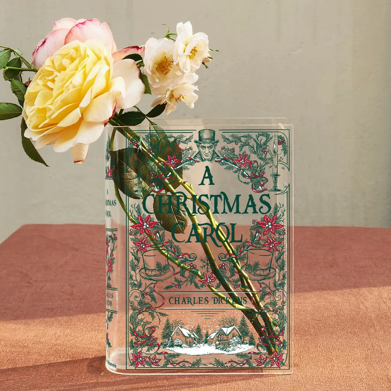 A Christmas Carol Book Vase