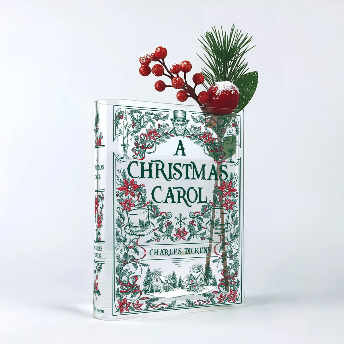 A Christmas Carol Book Vase