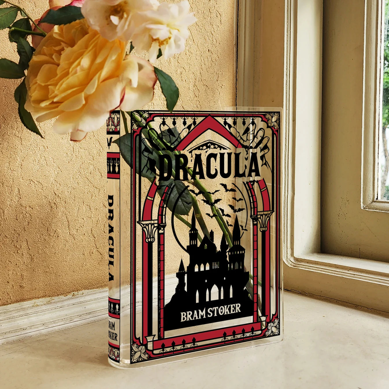 Dracula Book Vase