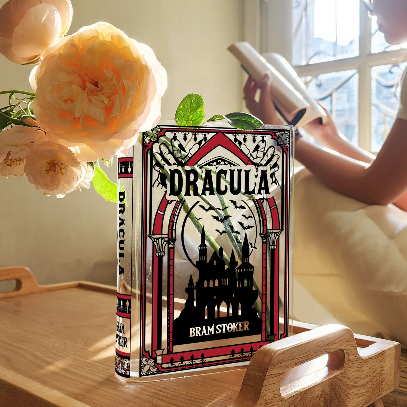 Dracula Book Vase