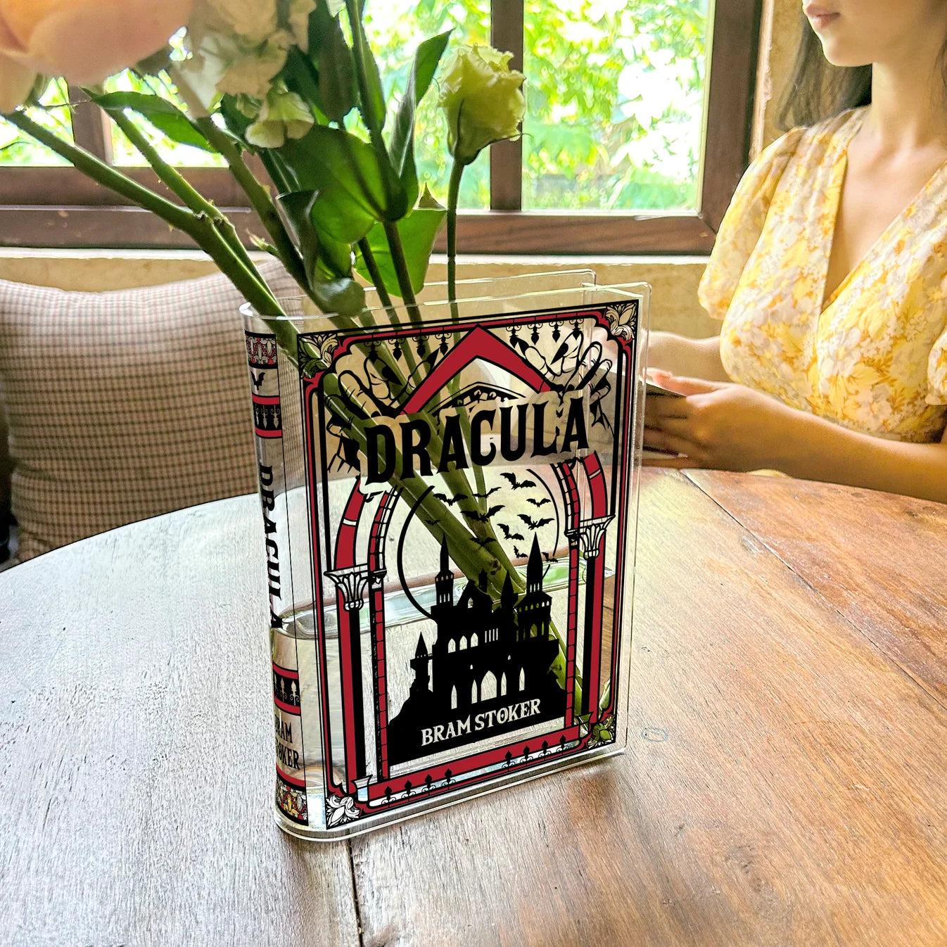 Dracula Book Vase