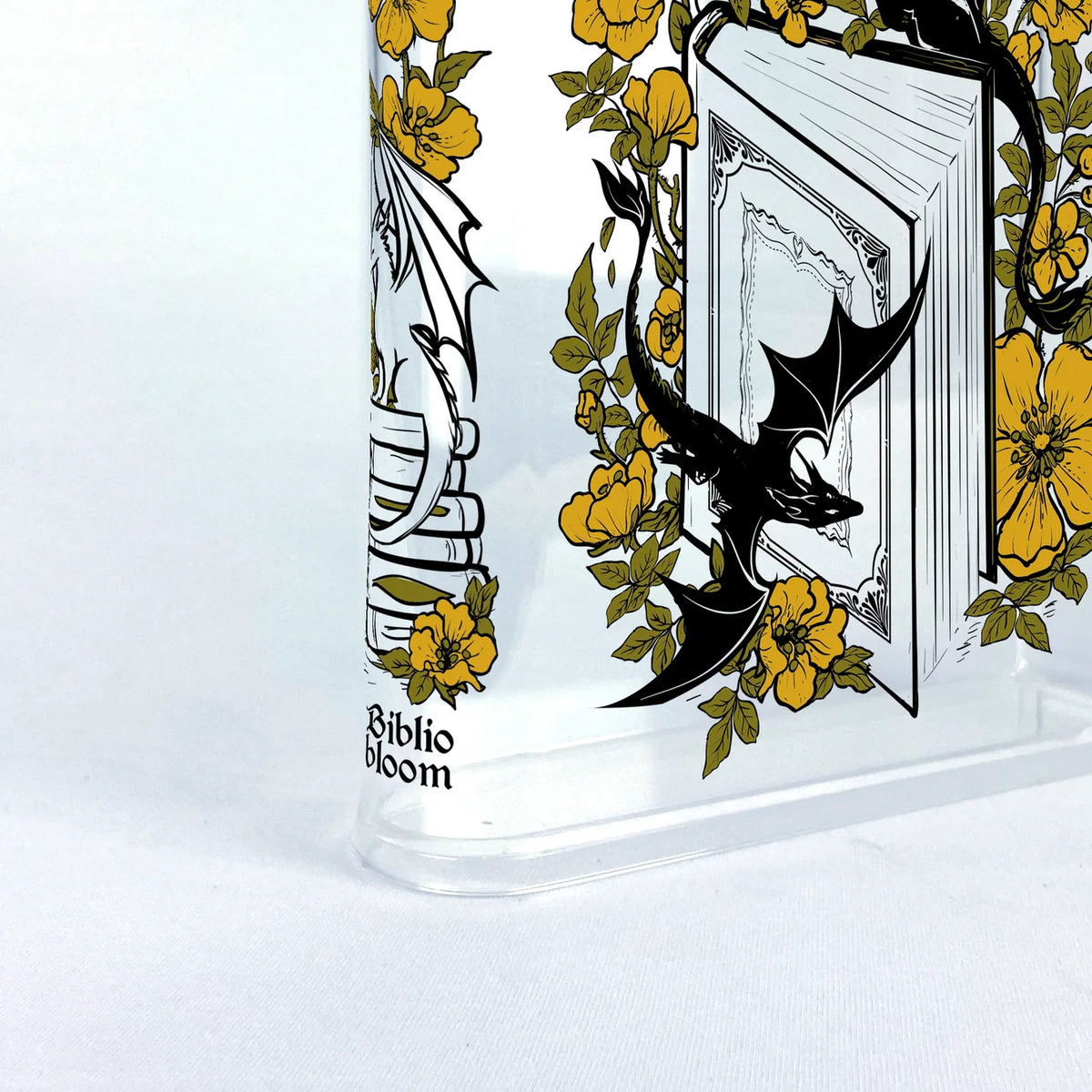 Dragon Book Vase