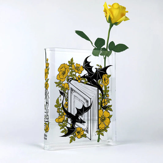 Dragon Book Vase