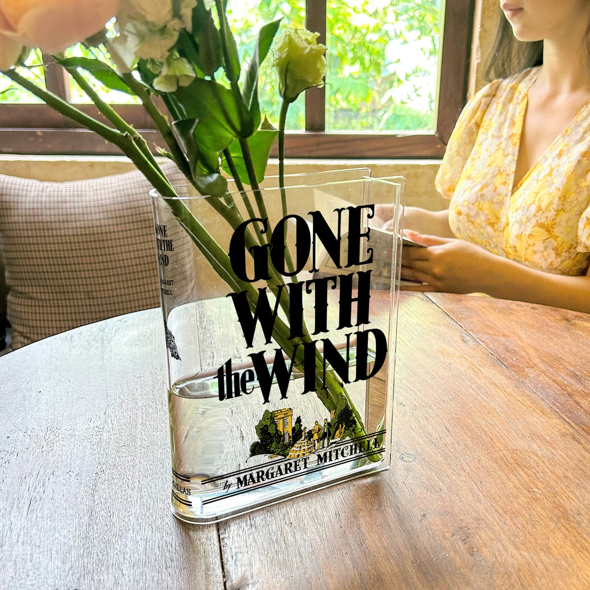 Gone with the Wind Book Vase