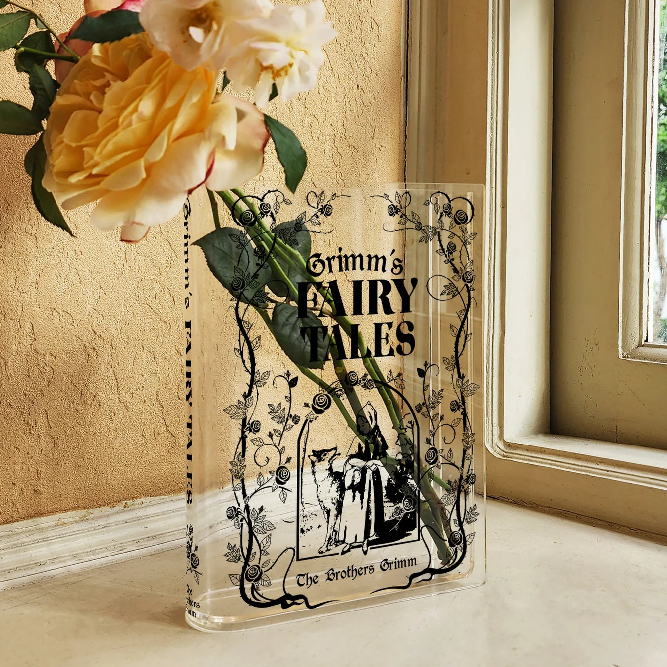 Grimms' Fairy Tales Book Vase