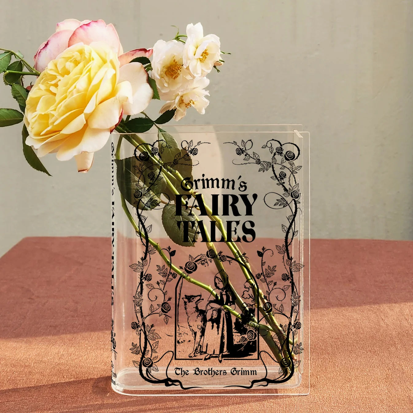 Grimms' Fairy Tales Book Vase