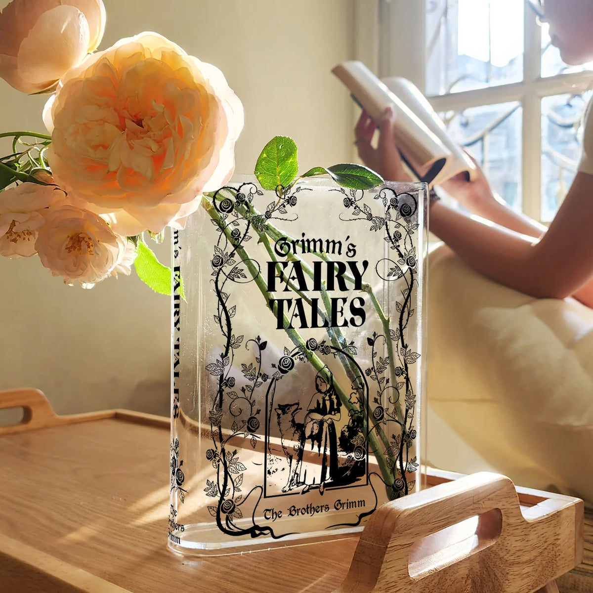 Grimms' Fairy Tales Book Vase