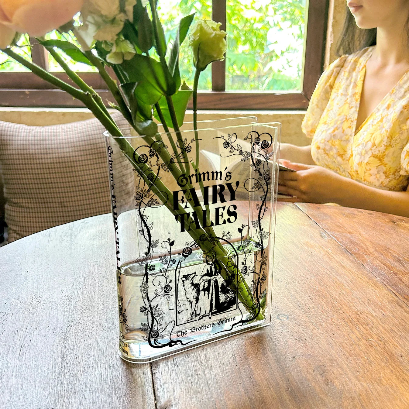 Grimms' Fairy Tales Book Vase