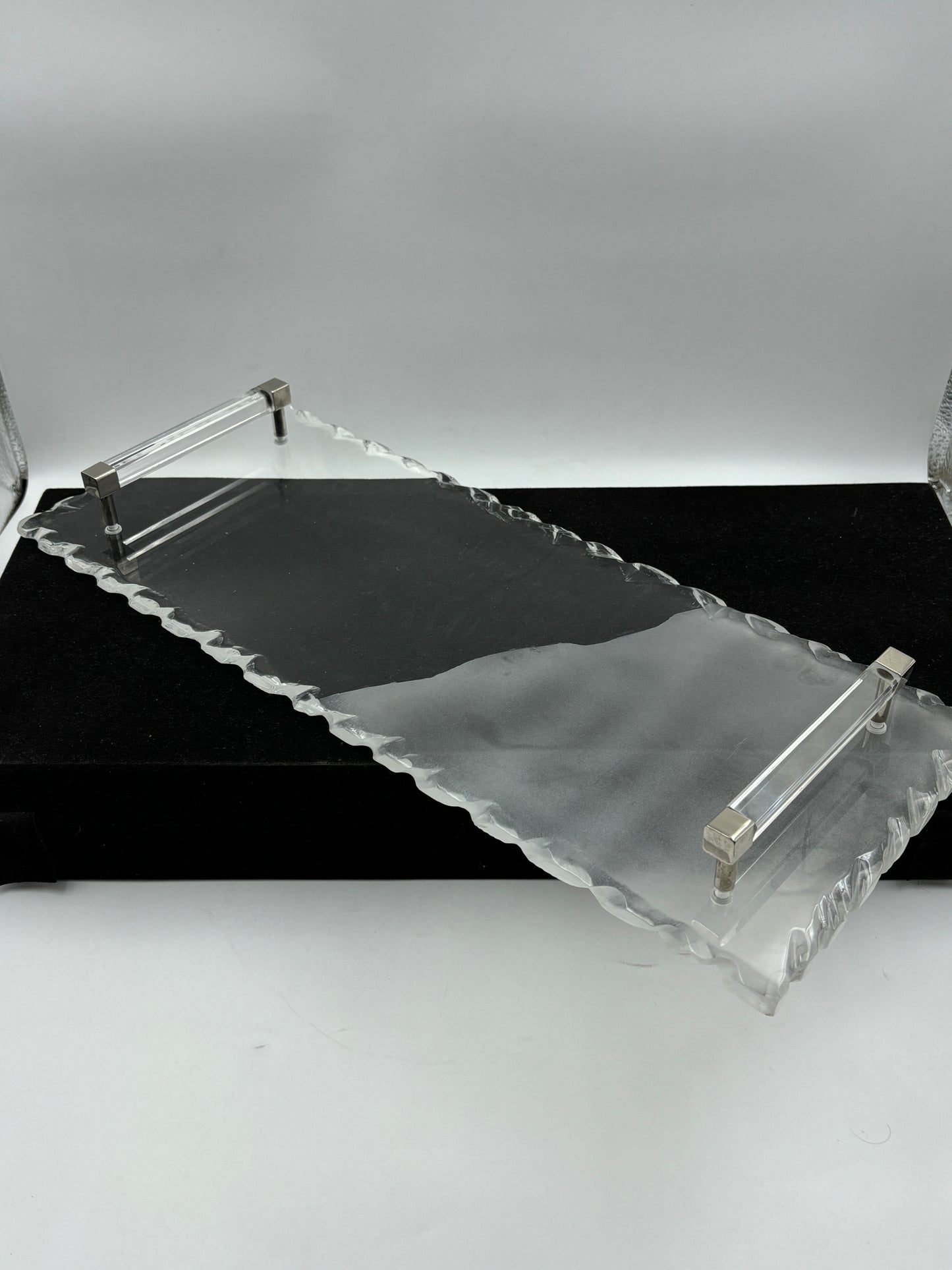 Luxury Serving Tray in Highly Polished Acrylic