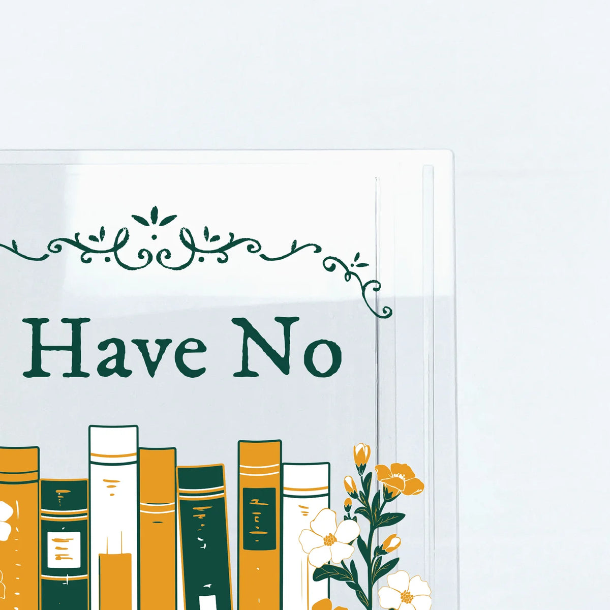 I Have No Shelf Control Book Vase