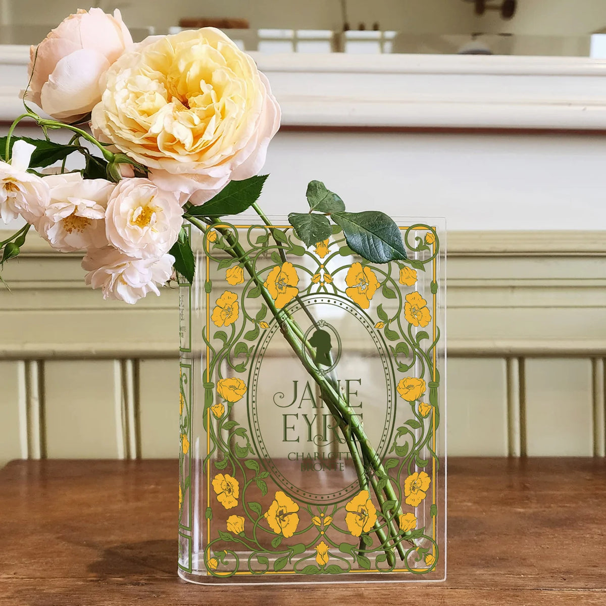 Jane Eyre Book Vase