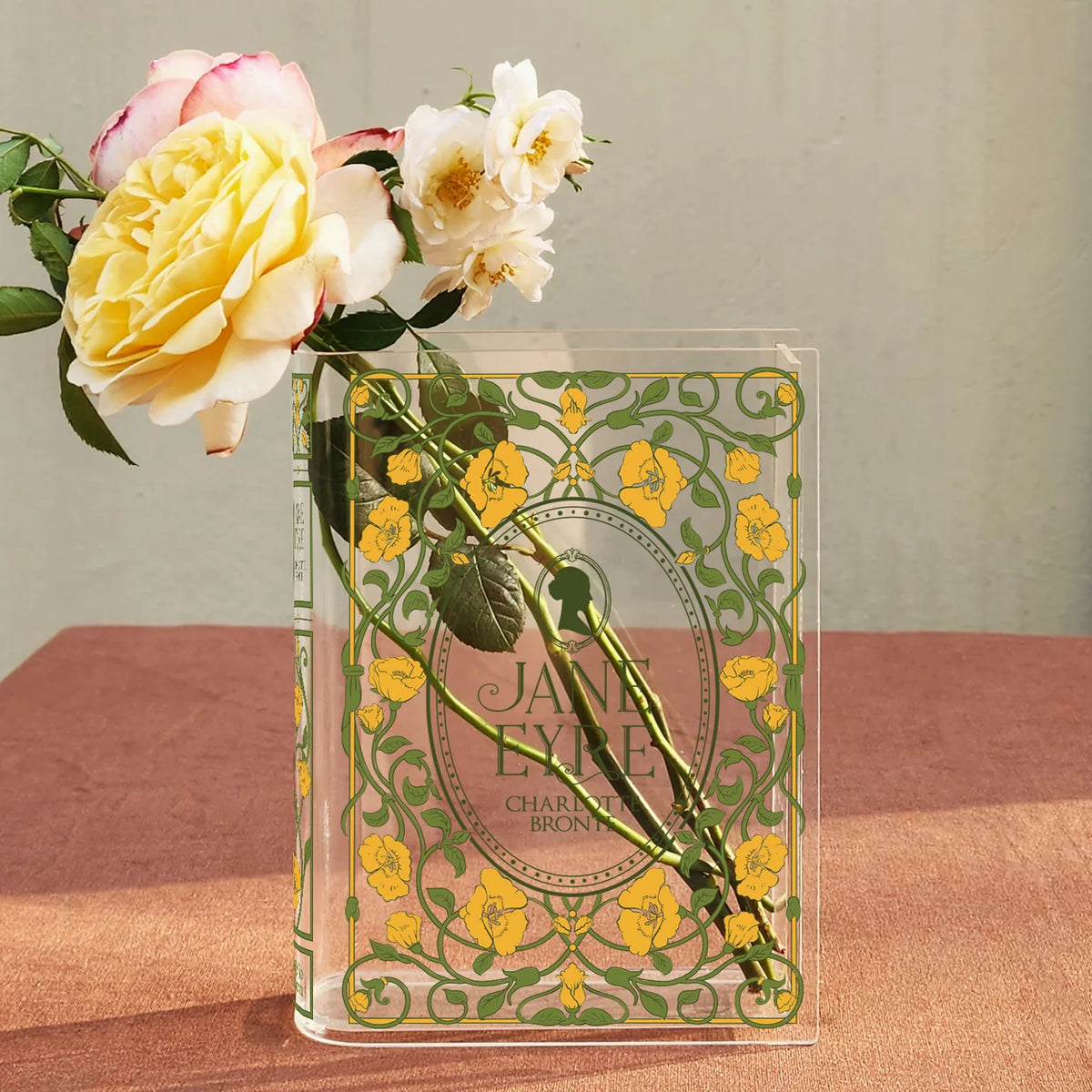 Jane Eyre Book Vase