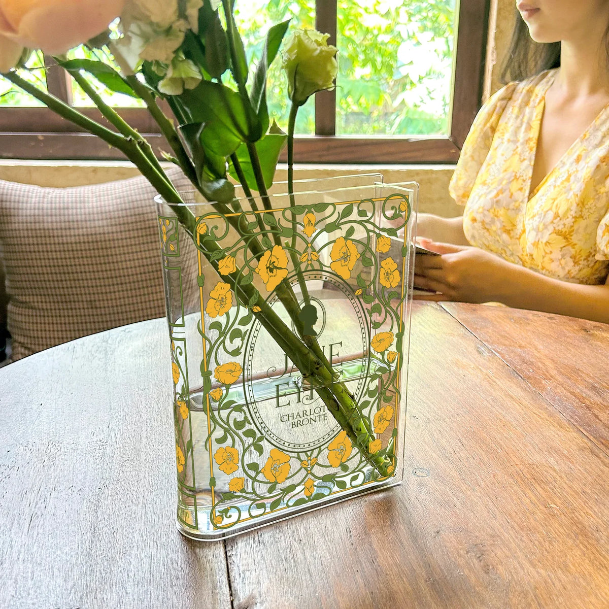Jane Eyre Book Vase