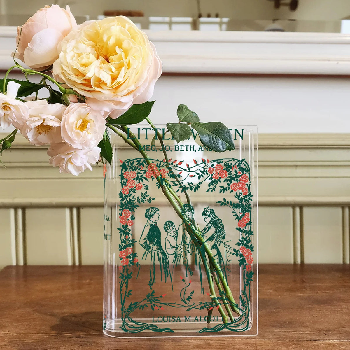 Little Women Book Vase
