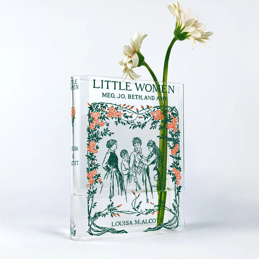 Little Women Book Vase
