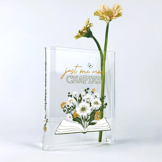 Just One More Chapter Book Vase