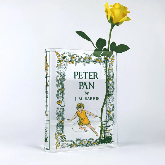 Peter Pan Book Vase