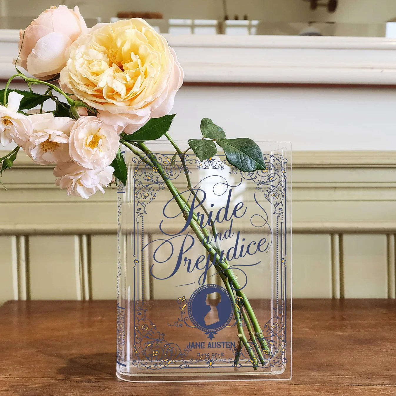 Pride and Prejudice Book Vase