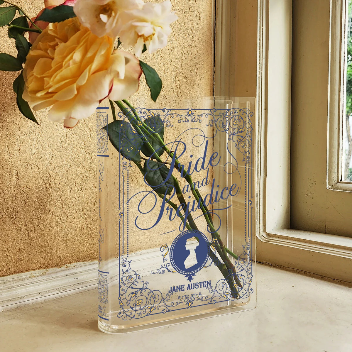Pride and Prejudice Book Vase