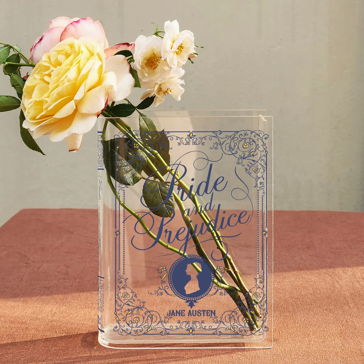 Pride and Prejudice Book Vase