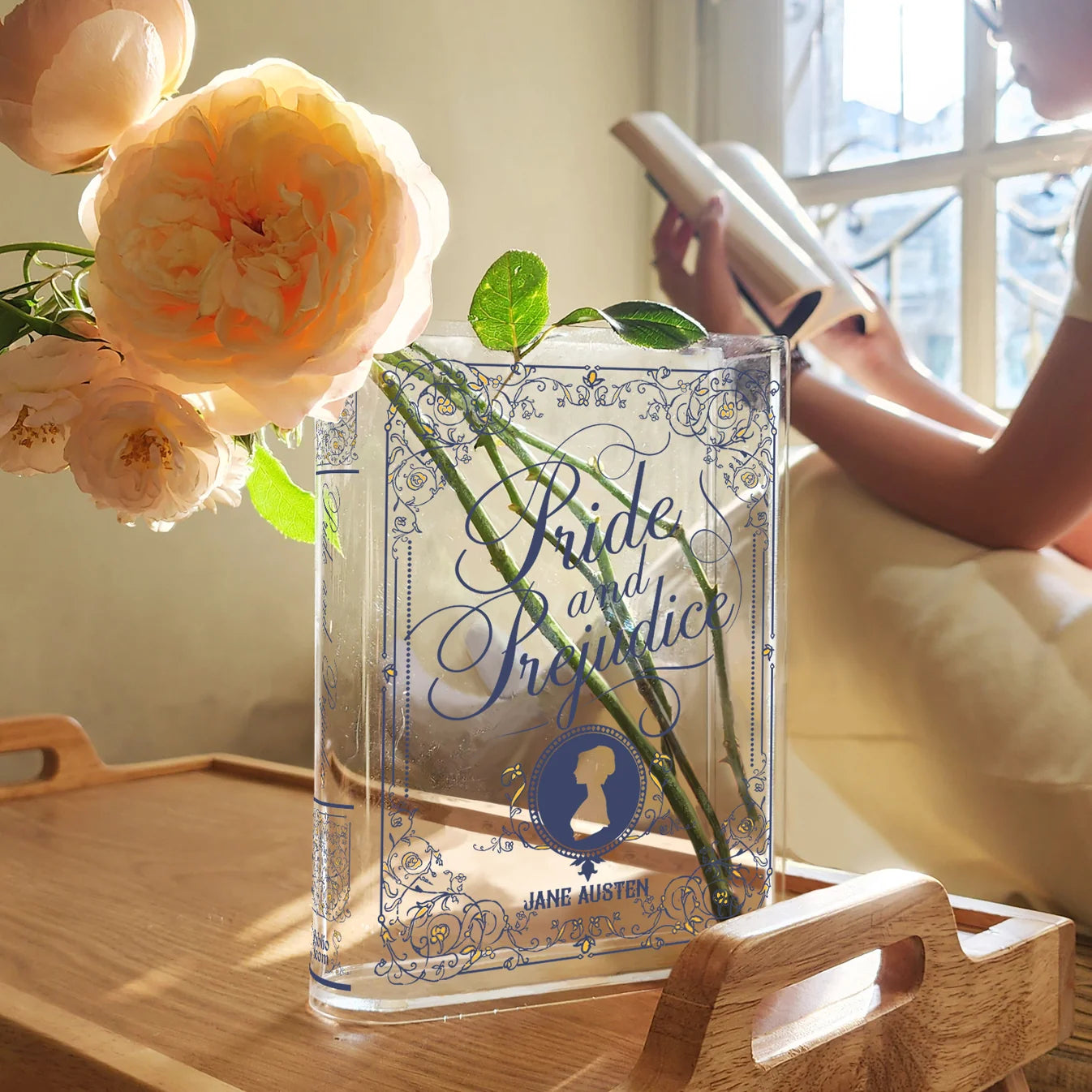 Pride and Prejudice Book Vase