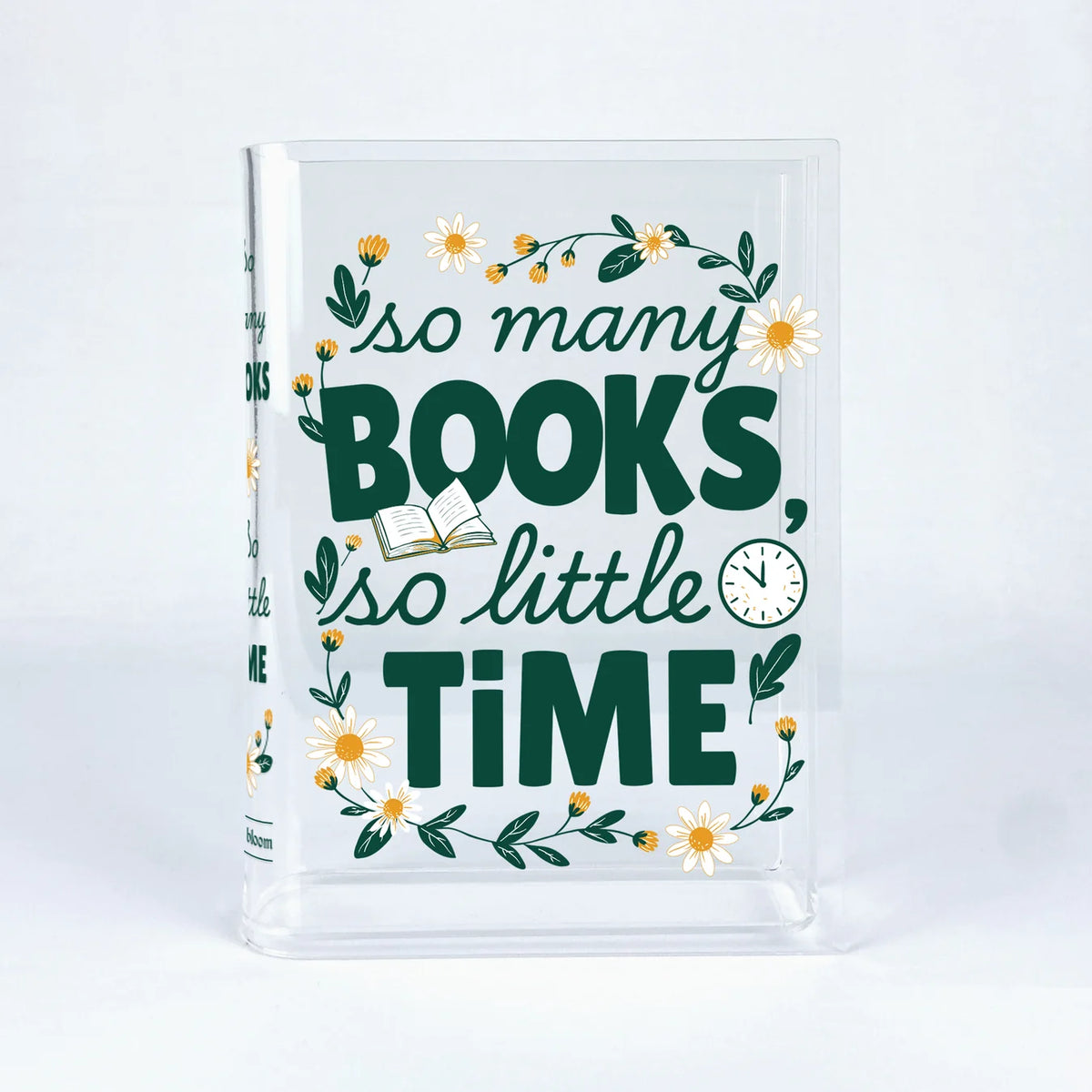 So Many Books So Little Time Book Vase