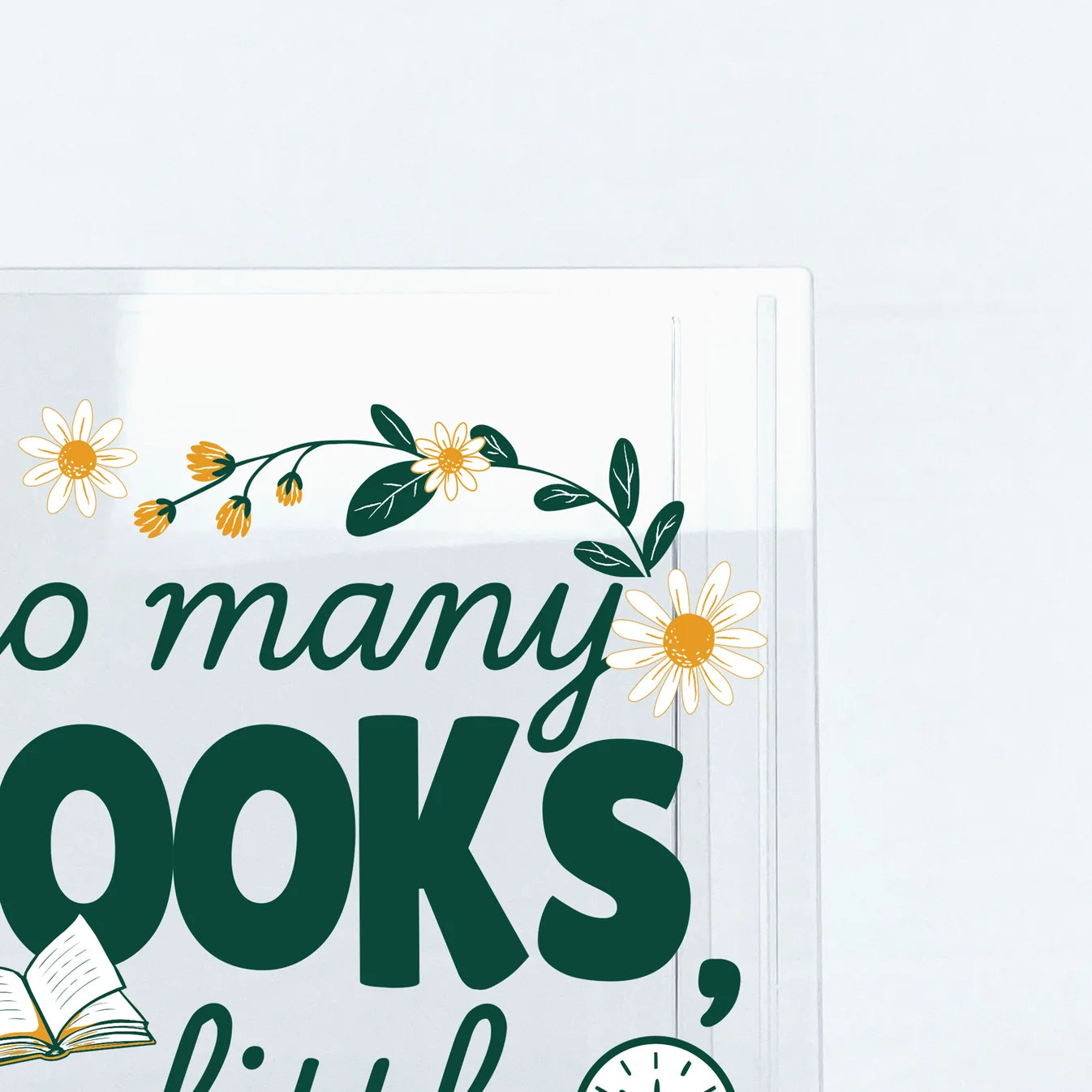 So Many Books So Little Time Book Vase