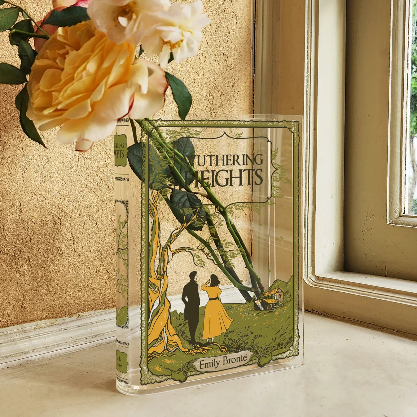 Wuthering Heights Book Vase