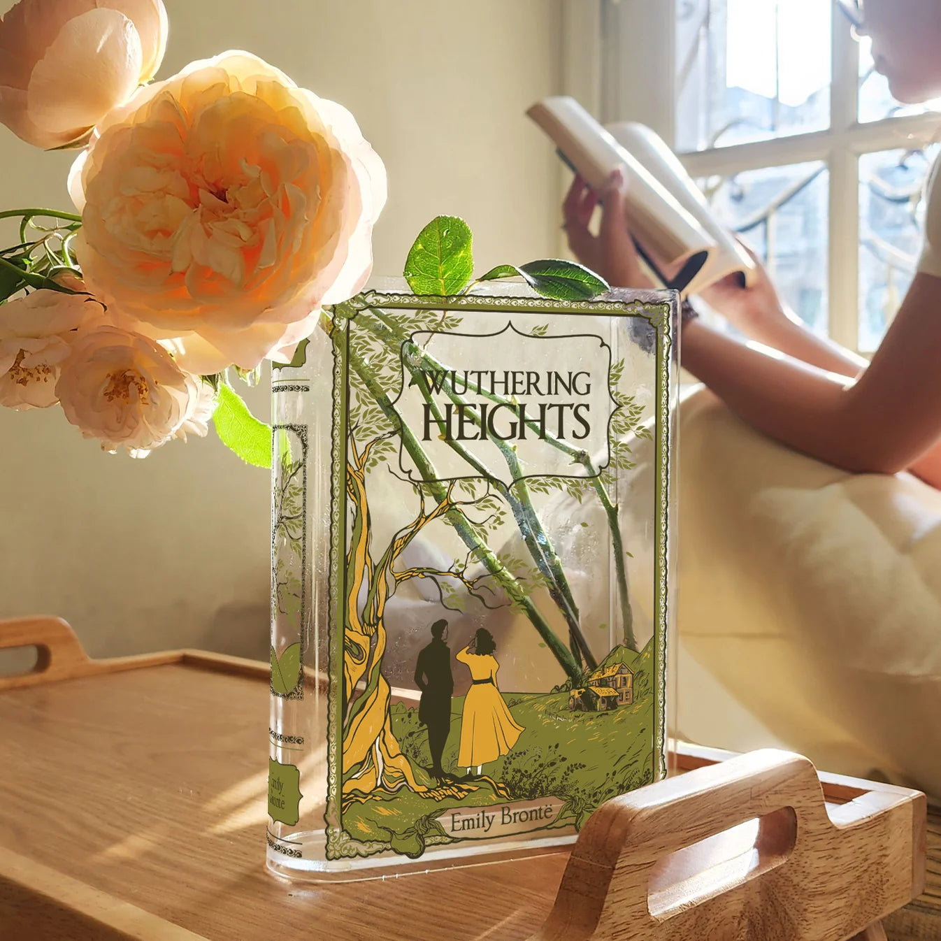 Wuthering Heights Book Vase