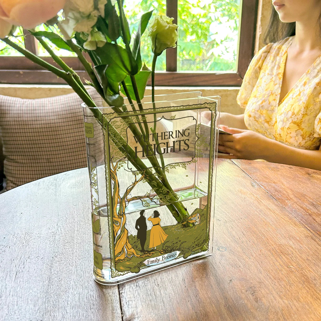 Wuthering Heights Book Vase