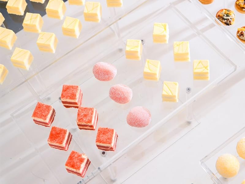 Clear Acrylic Dessert Stands Buffet Risers for Cupcakes Dessert Pastry Food