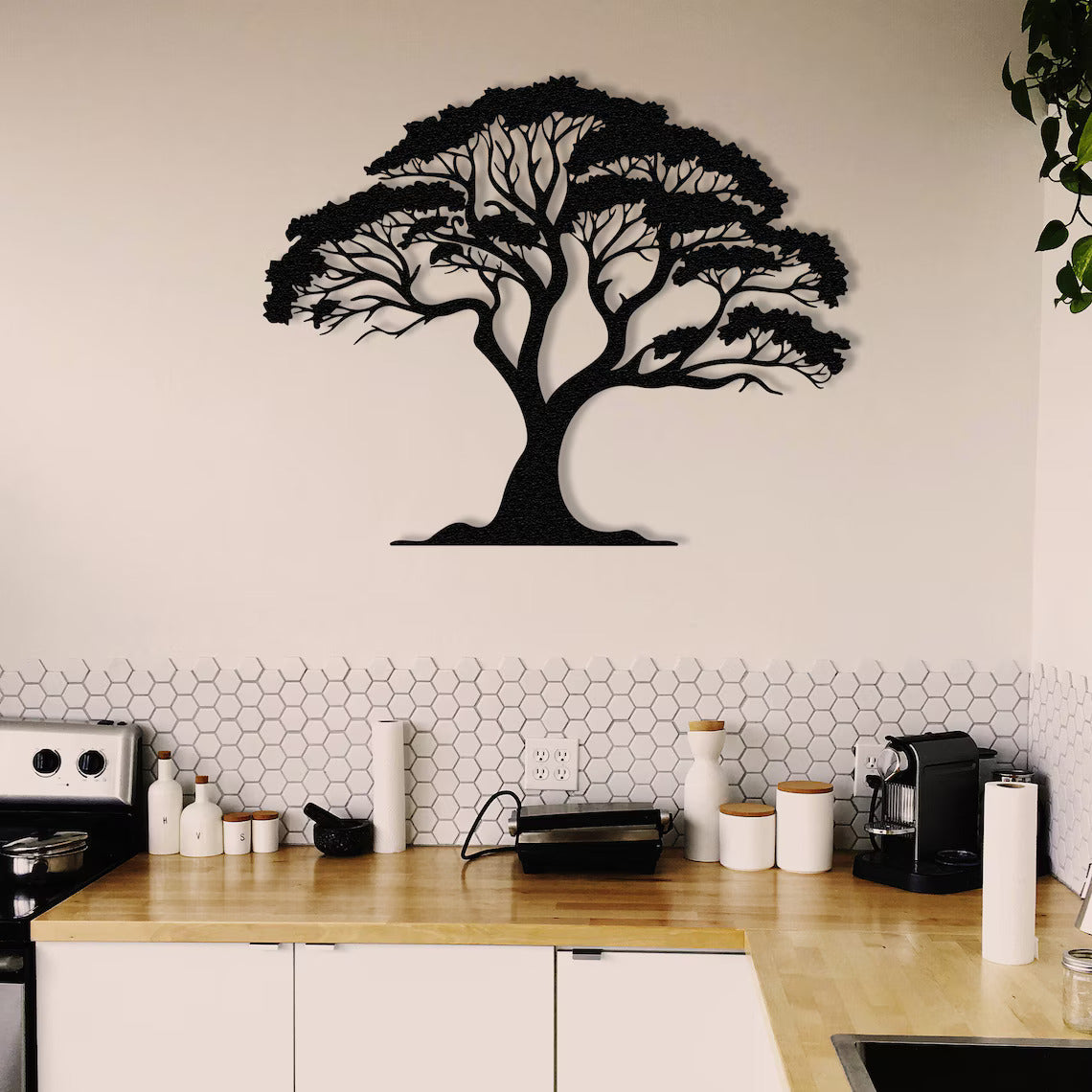 Tree Decor Metal Wall Art