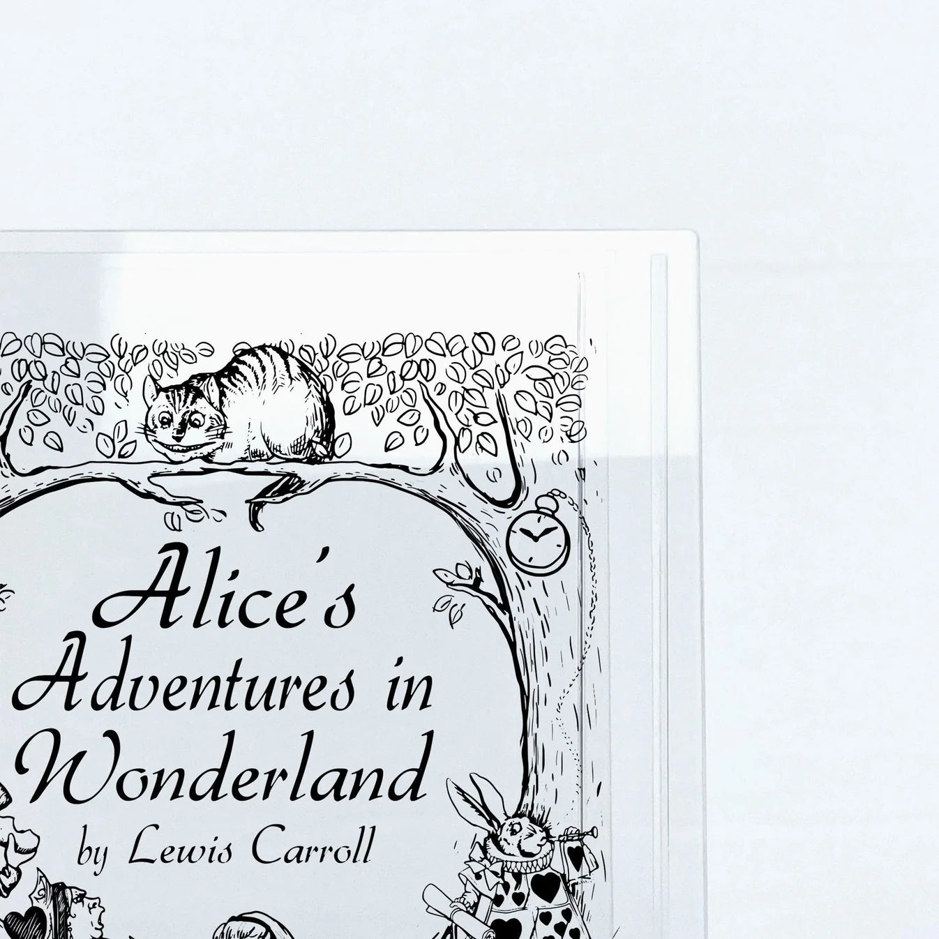 Alice in Wonderland Book Vase